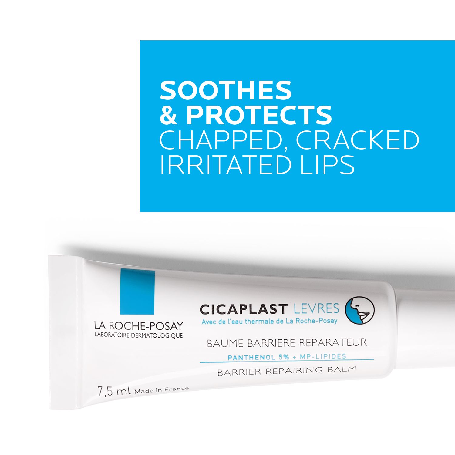 La Roche-Posay Cicaplast Levres Barrier Repairing Balm for Cracked Lips, 7.5ml product image 3