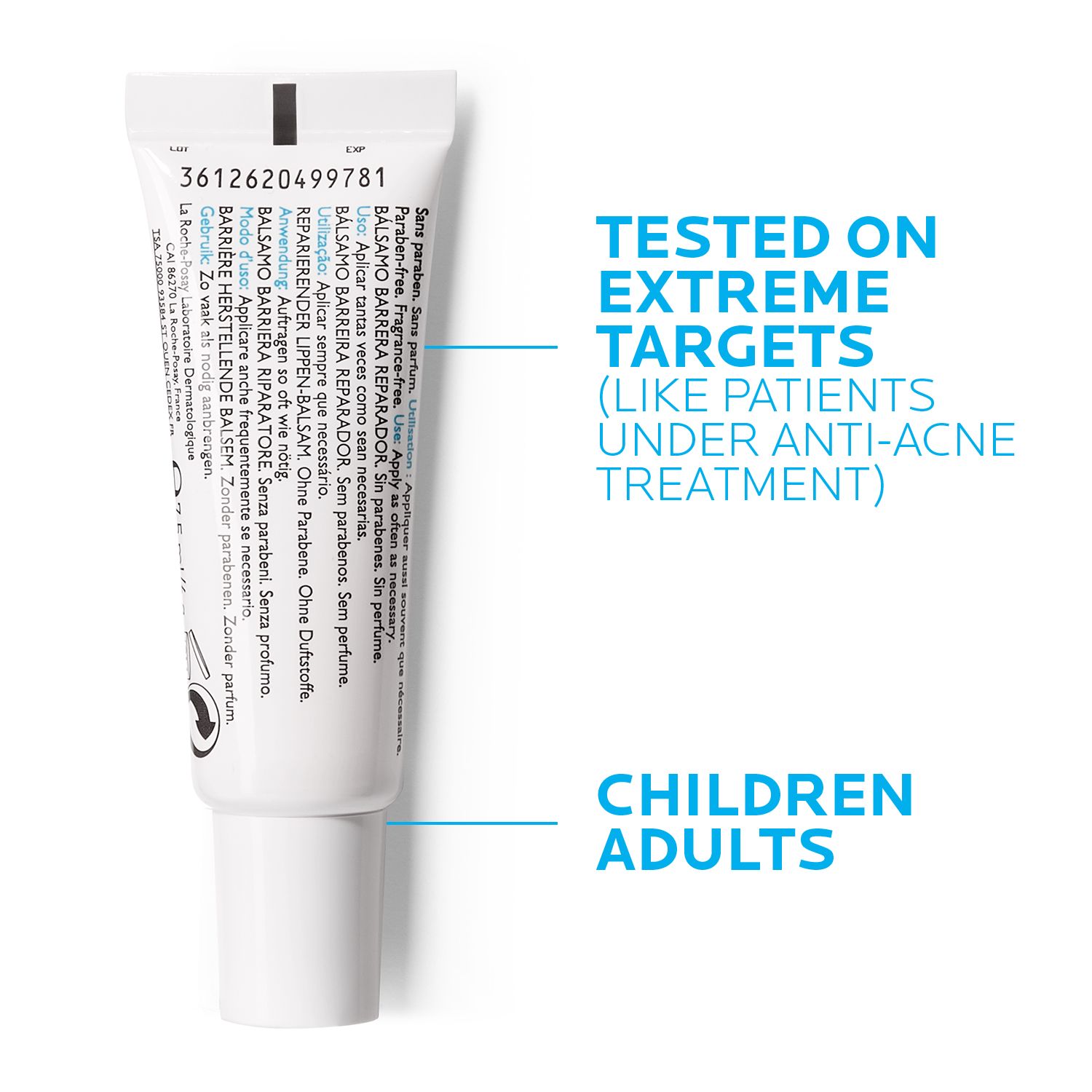 La Roche-Posay Cicaplast Levres Barrier Repairing Balm for Cracked Lips, 7.5ml product image 4