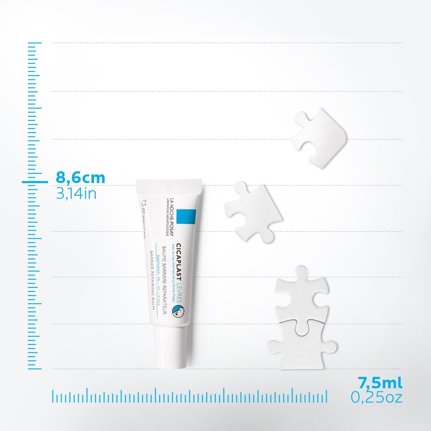 La Roche-Posay Cicaplast Levres Barrier Repairing Balm for Cracked Lips, 7.5ml product image 5