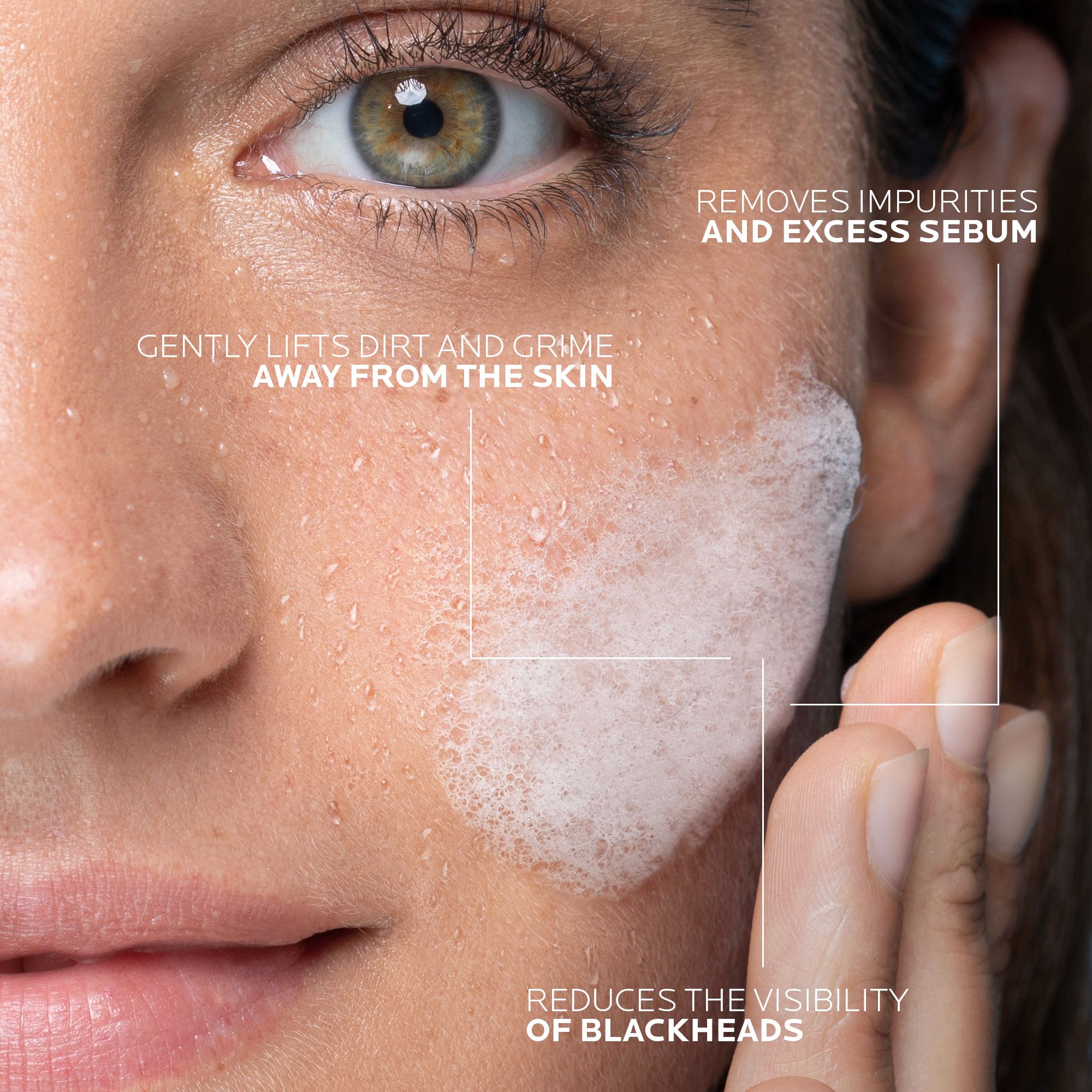 La Roche-Posay Effaclar Purifying Face Foaming Gel for Oily & Sensitive Skin, 200ml product image 5