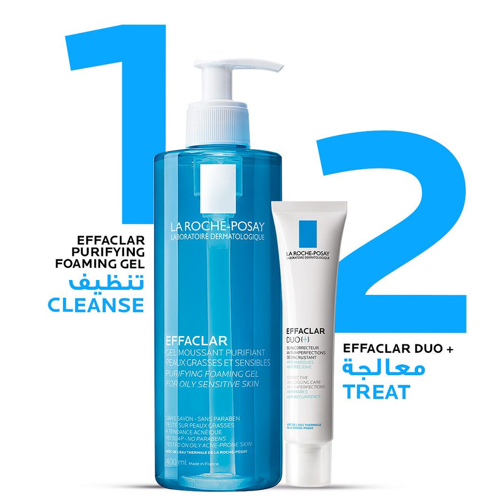 La Roche-Posay Effaclar Purifying Foaming Gel for Oily Sensitive Skin, 400ml product image 4