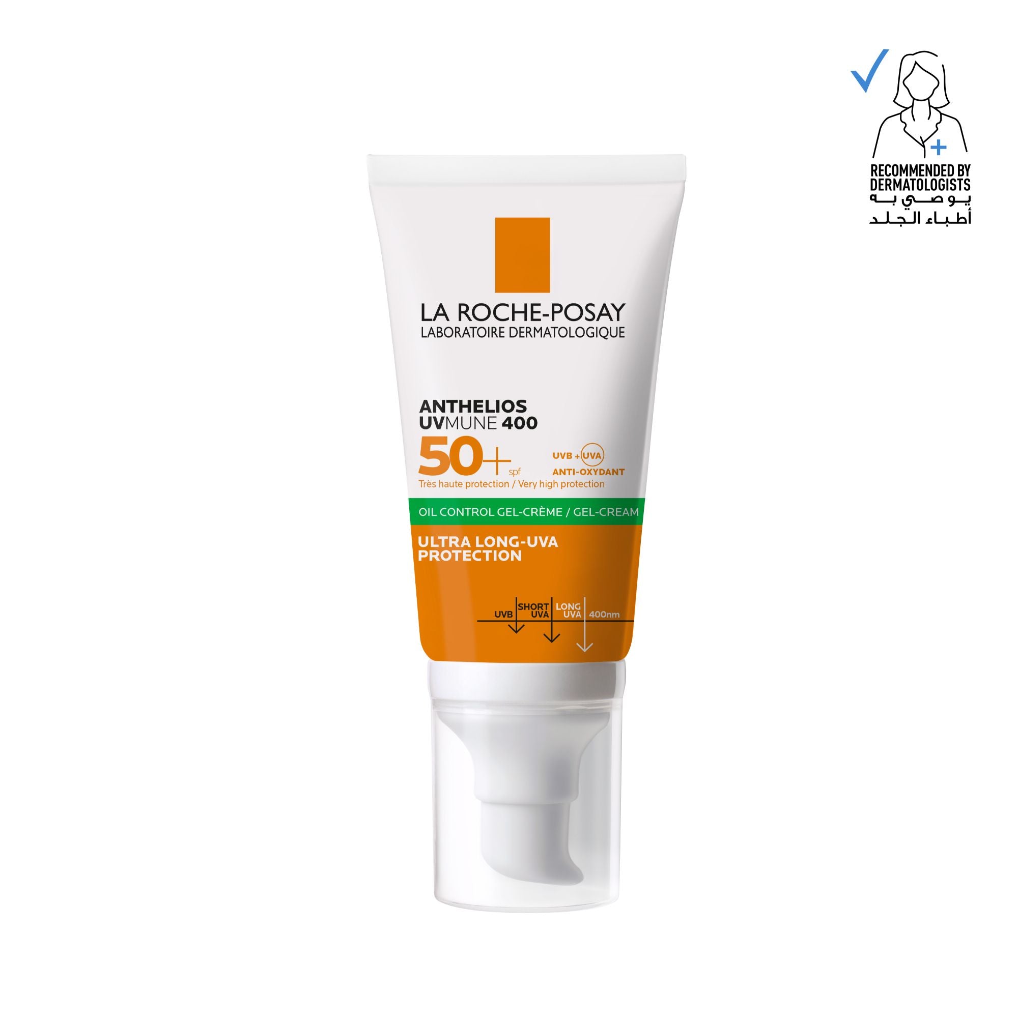 La Roche-Posay Anthelios UVMune 400 Oil Control Gel Cream SPF 50+, 50ml product image