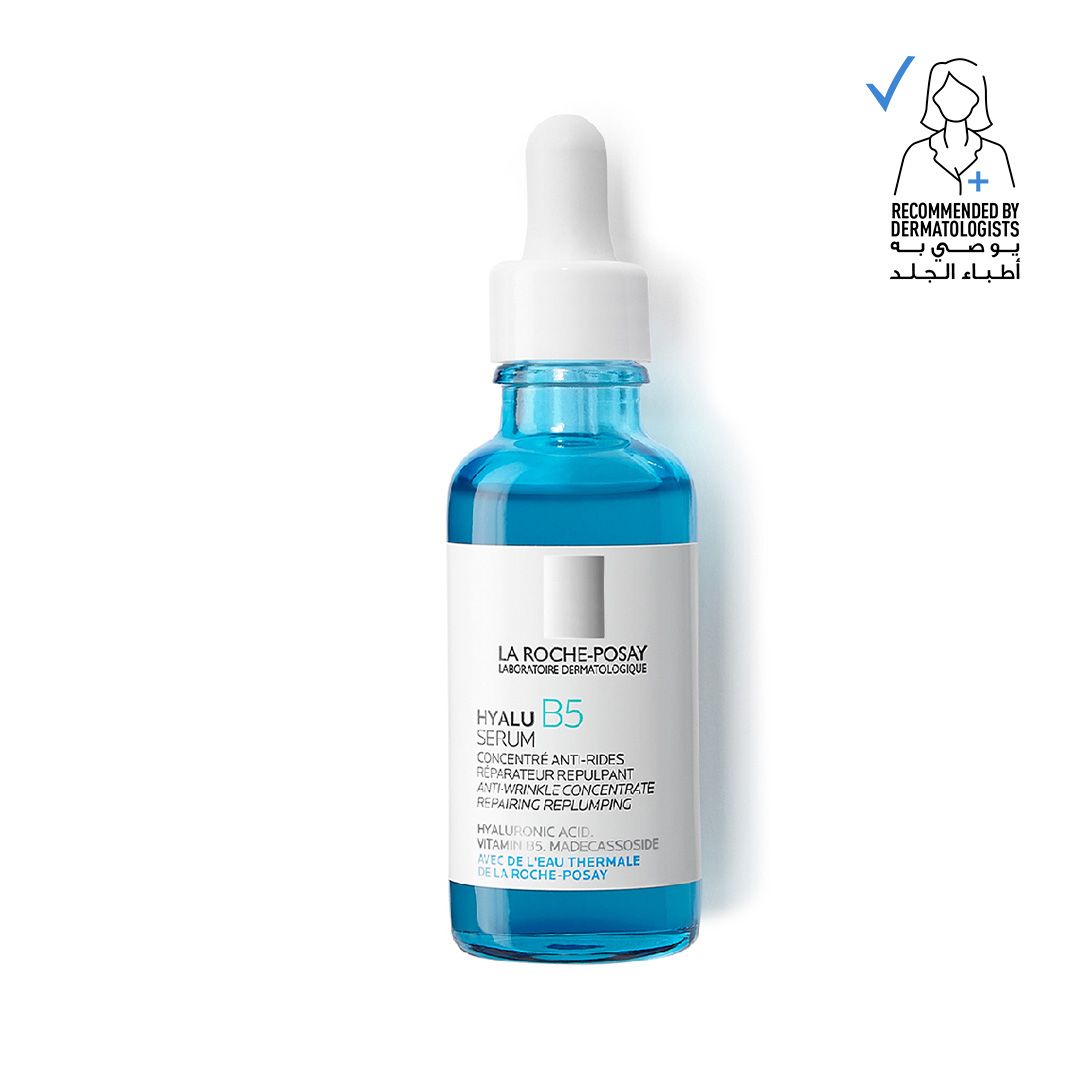 La Roche-Posay Anti-Wrinkle, Repairing & Re-Plumping Face Serum with Hyaluronic Acid, Vitamin B5 & Thermal Spring Water for Sensitive Skin, 30ml product image