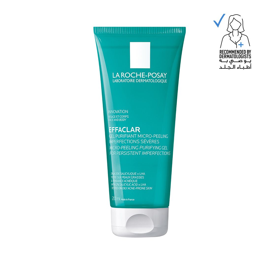 La Roche-Posay Effaclar Micropeeling Cleansing Gel with Salicylic Acid For Oily Skin, 200ml product image