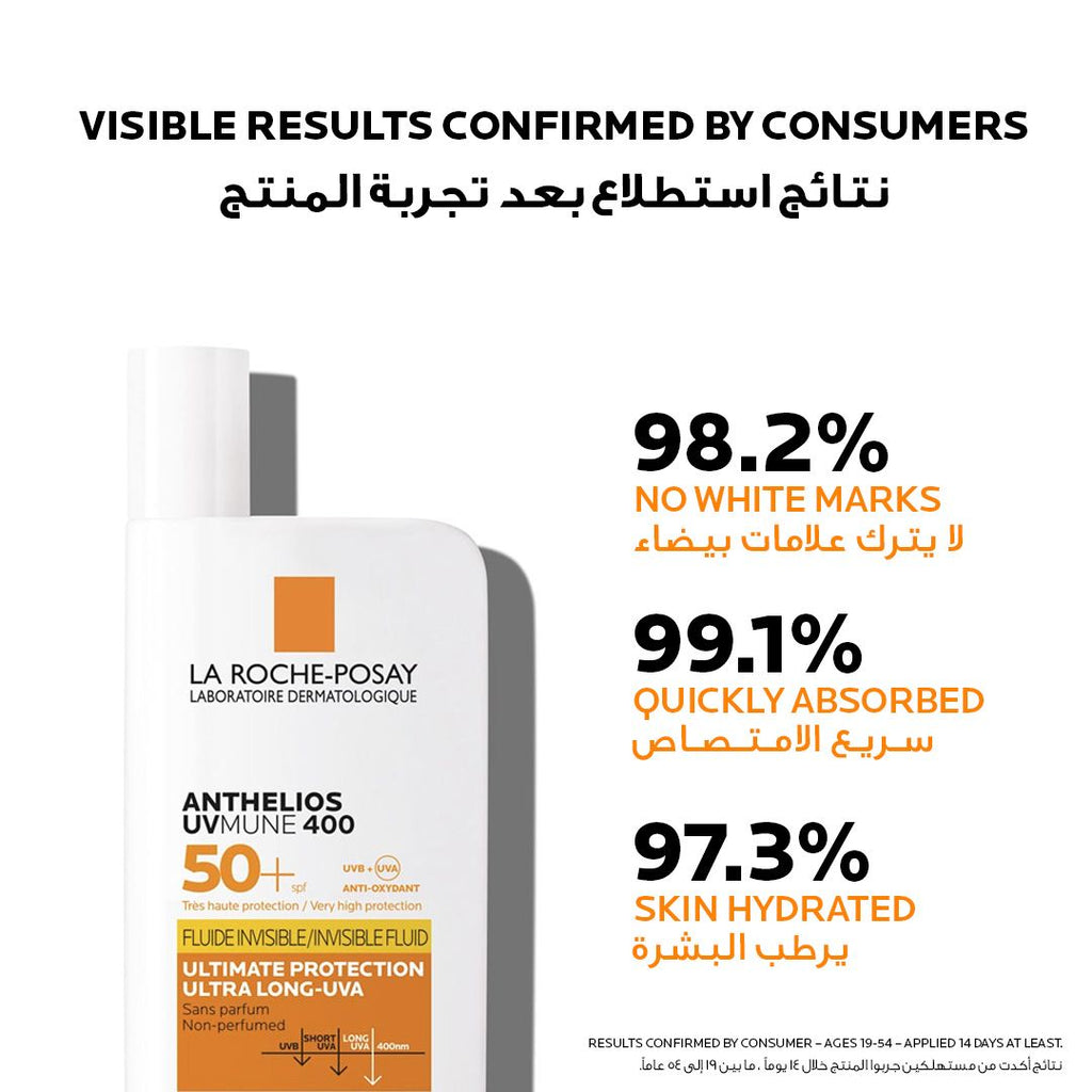 La Roche-Posay Anthelios Uvmune 400 Invisible Water-Resistant Sunscreen SPF50+, 50ml product image 3