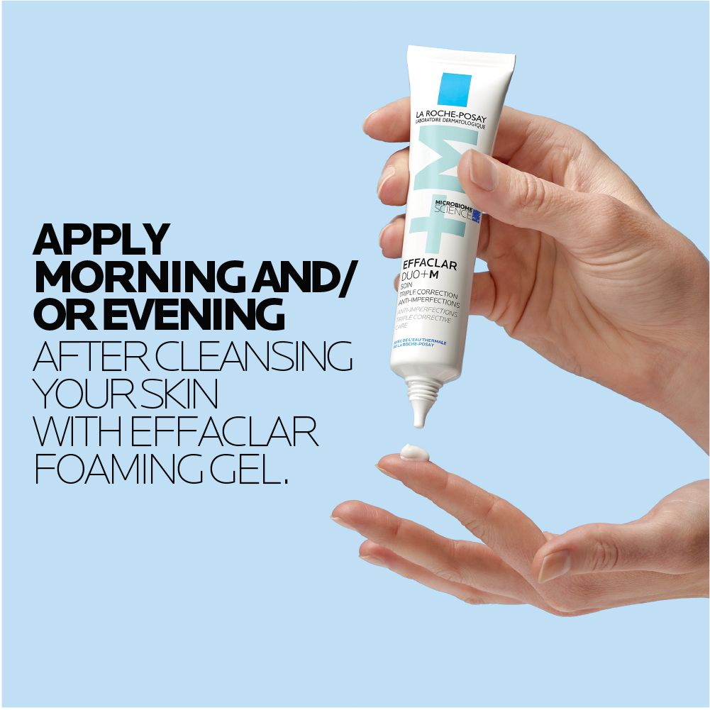 La Roche-Posay Effaclar Duo Plus M Anti-Imperfections Triple Corrective Face Gel Cream, 40ml product image 4