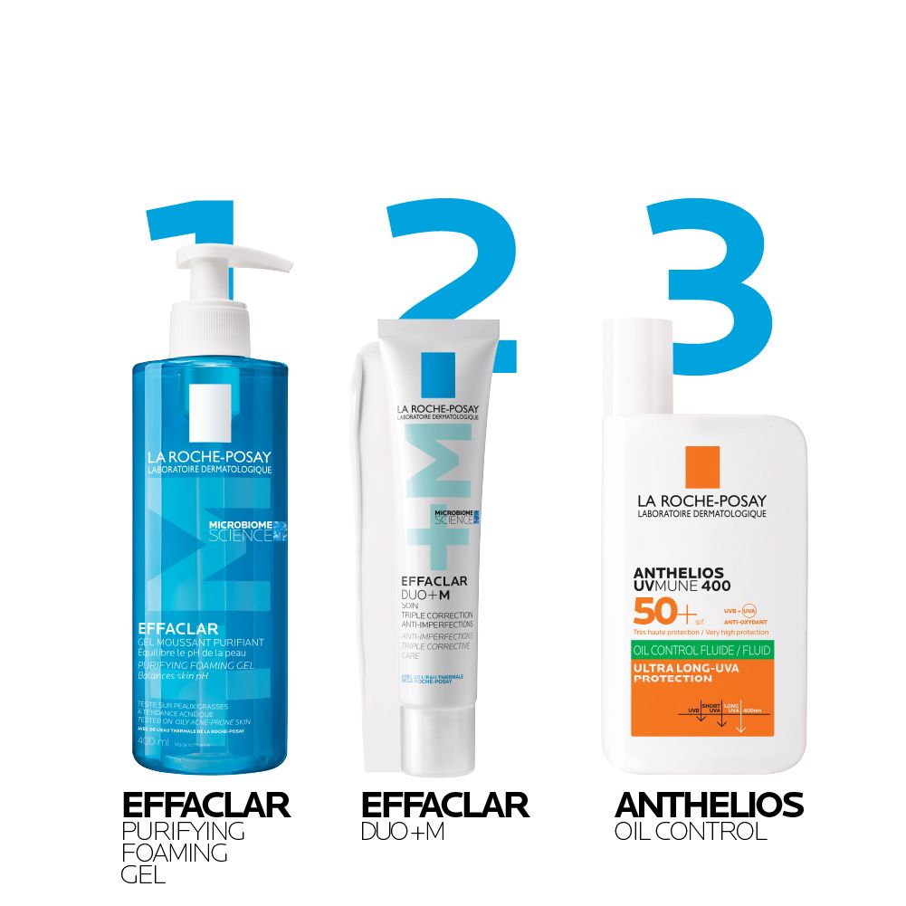 La Roche-Posay Effaclar Duo Plus M Anti-Imperfections Triple Corrective Face Gel Cream, 40ml product image 5