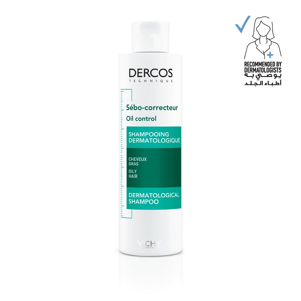 Vichy Dercos Oil Correct Shampoo for Oily Hair, 200ml product image