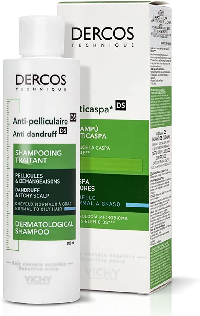 Vichy Dercos Anti Dandruff Shampoo for Normal to Oily Hair, 200ml product image