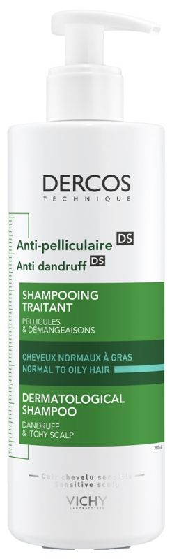 Vichy Dercos Anti-Dandruff Shampoo for Normal to Oily Hair, 390ml product image