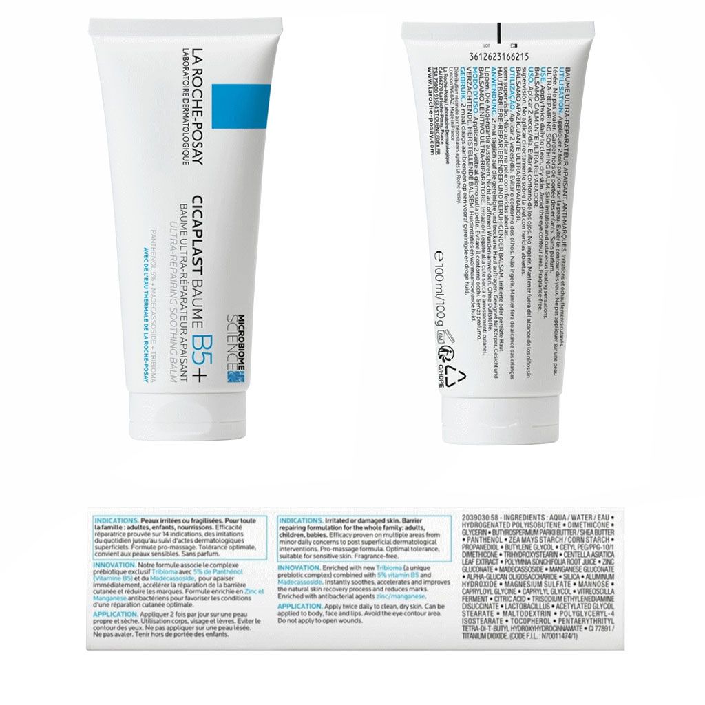 La Roche-Posay Cicaplast Baume B5 Soothing & Repairing Balm for Babies with Sensitive Skin, 100ml product image 2