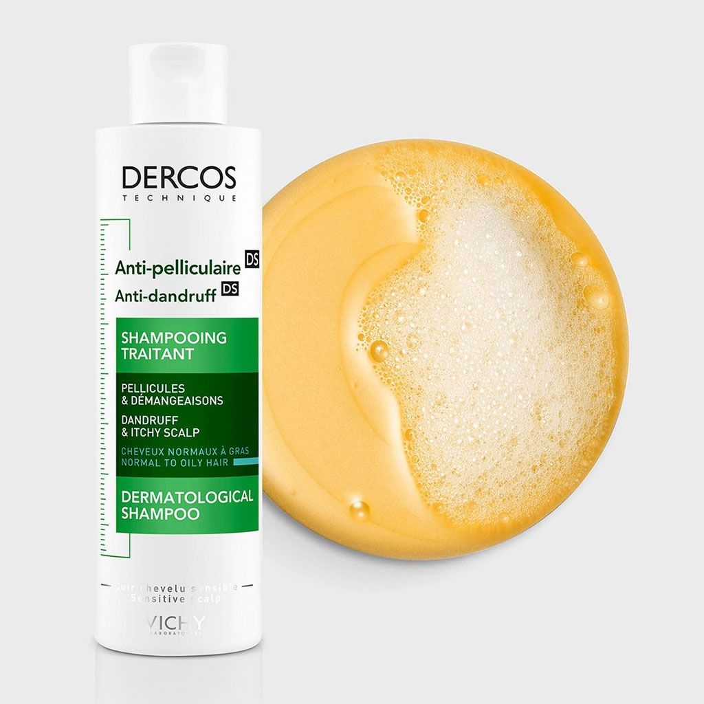 Vichy Dercos Anti Dandruff Shampoo for Normal to Oily Hair, 200ml product image 2
