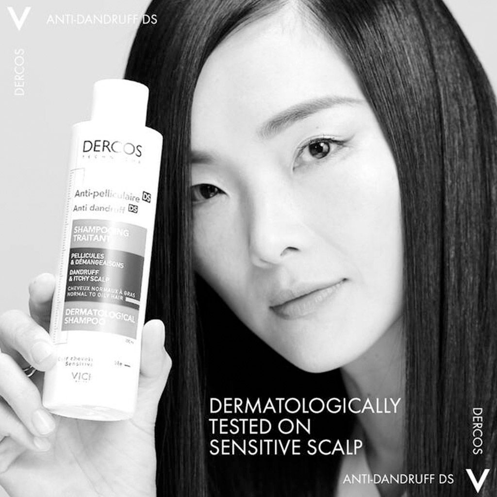 Vichy Dercos Anti Dandruff Shampoo for Normal to Oily Hair, 200ml product image 4