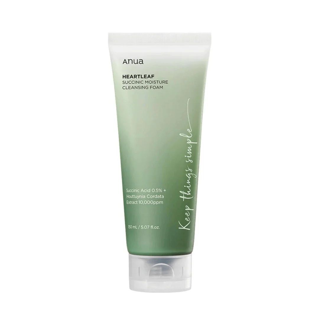 Anua Heartleaf Succinic Moisture Cleansing Foam, 150ml product image