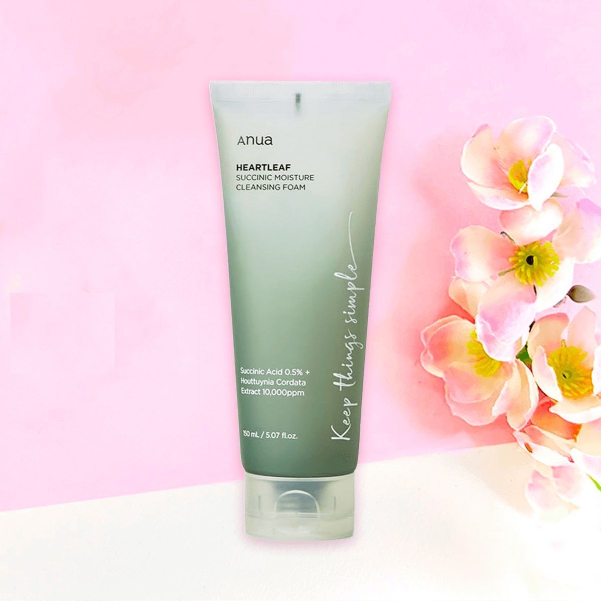 Anua Heartleaf Succinic Moisture Cleansing Foam, 150ml product image 3