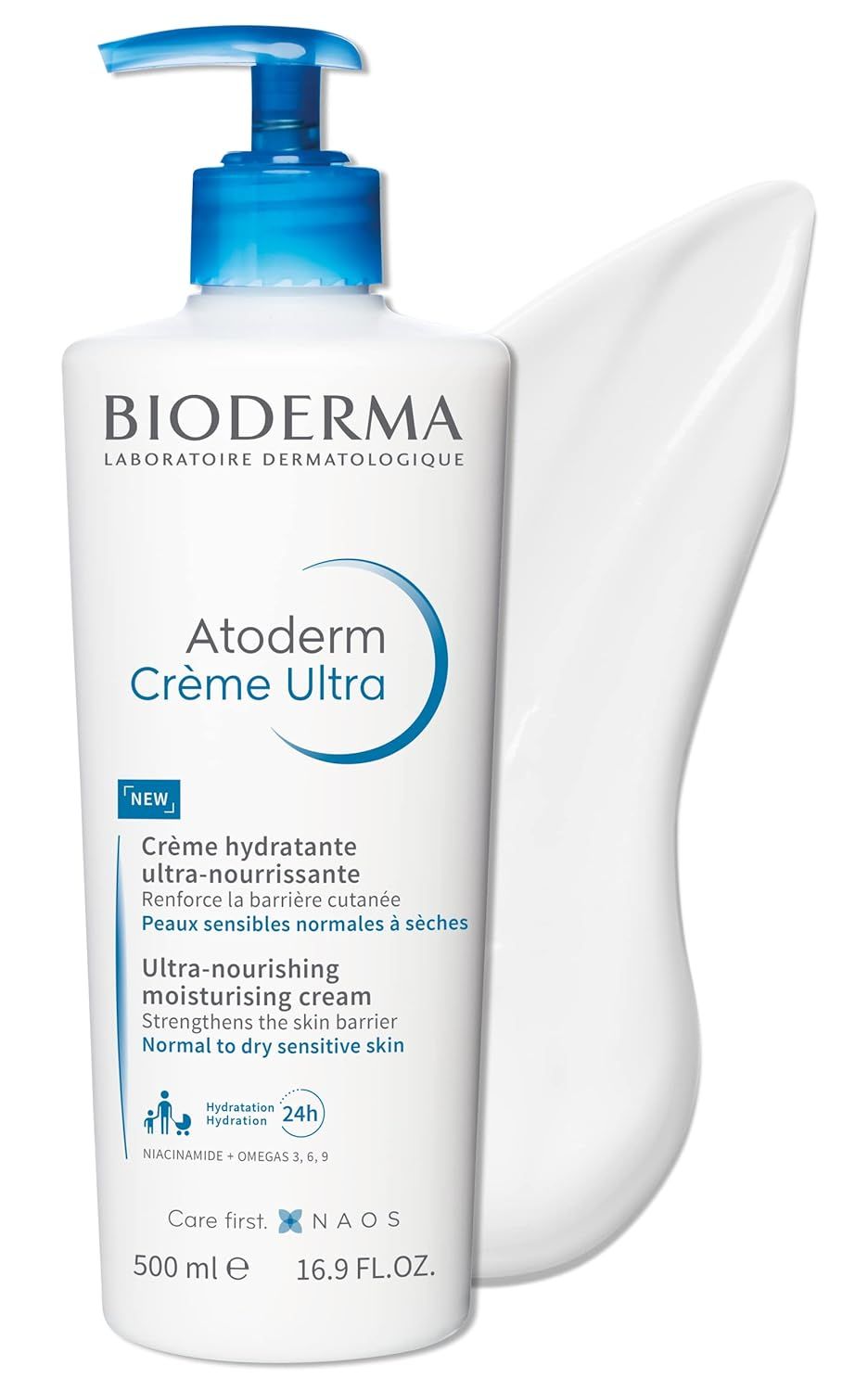 Bioderma Atoderm Ultra Cream for Skin Moisturizing, 500ml 58948 product image 3