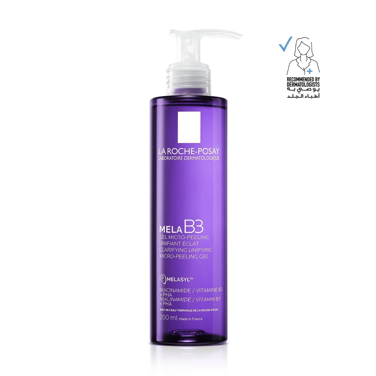 La Roche-Posay Mela B3 Clarifying, Unifying & Micro-Peeling Facial Gel with Niacinamide, Vitamin B3 & PHA, 200ml product image