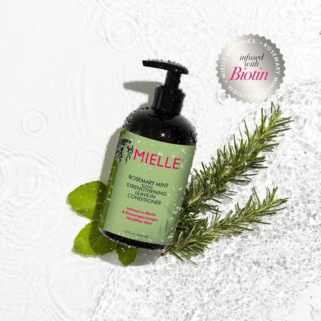 Mielle Rosemary Mint Blend Strengthening Leave-In Conditioner, 355ml product image 4