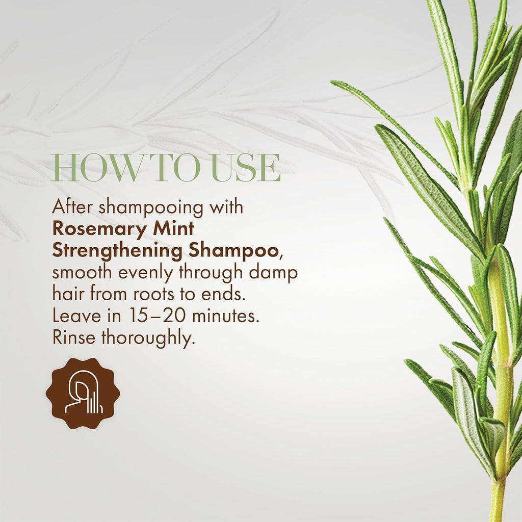Mielle Growth Enhancer & Strengthening Hair Mask with Rosemary, Mint & Biotin, 340g product image 3