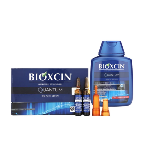 Bioxcin Quantum Serum + Bioxcin Quantum Shampoo For Normal And Dry Package product image
