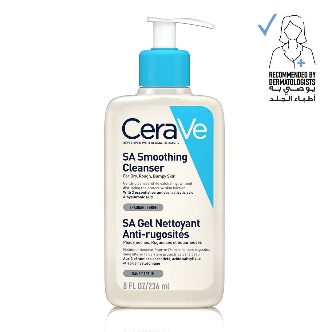 CeraVe SA Smoothing Cleanser for Normal, Dry & Rough Skin, 236ml product image