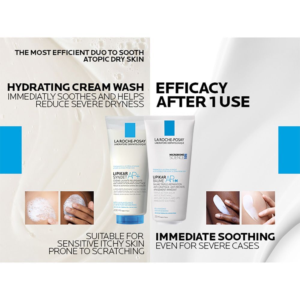 La Roche-Posay Lipikar Baume Ap+M Moisturizing for Dry and Eczema-Prone Skin, 200ml product image 4