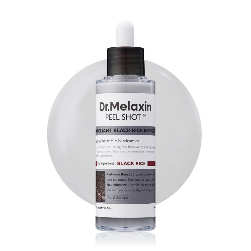 Dr. Melaxin Peel Shot Exfoliating Black Rice Ampoule, 80ml product image
