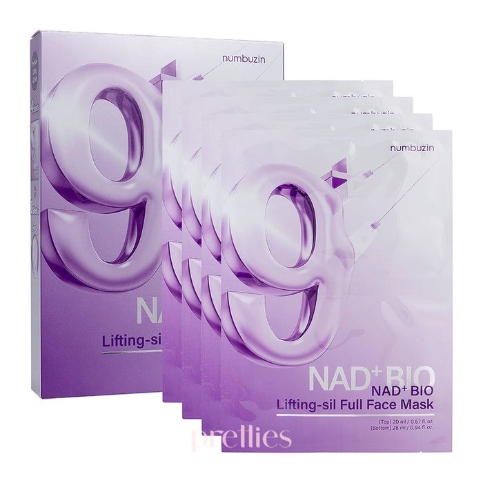 Numbuzin No.9 NAD+50 Peptides Bio Lifting-Sil Full Face Mask, 4 Pieces product image