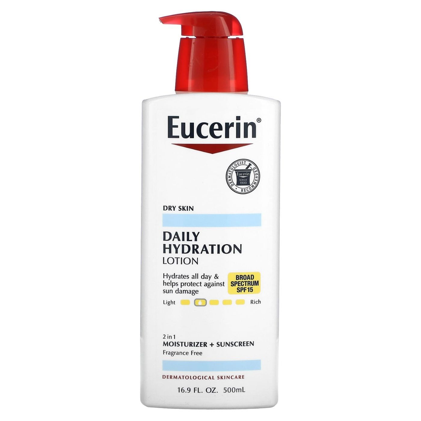 Eucerin, A Sunscreen, 500ml Moisturizing product image
