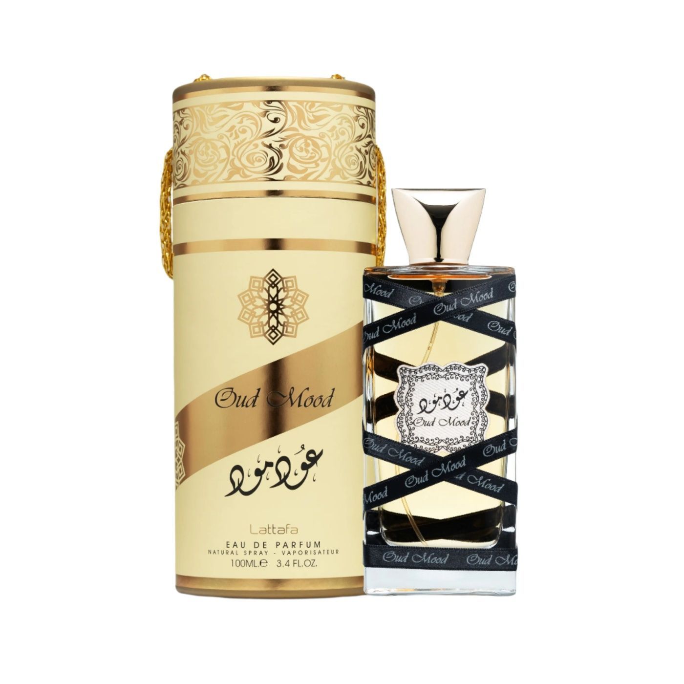 Lattafa Oud Mood Genuine New Sealed Arabian Perfume Spray, 100ml product image