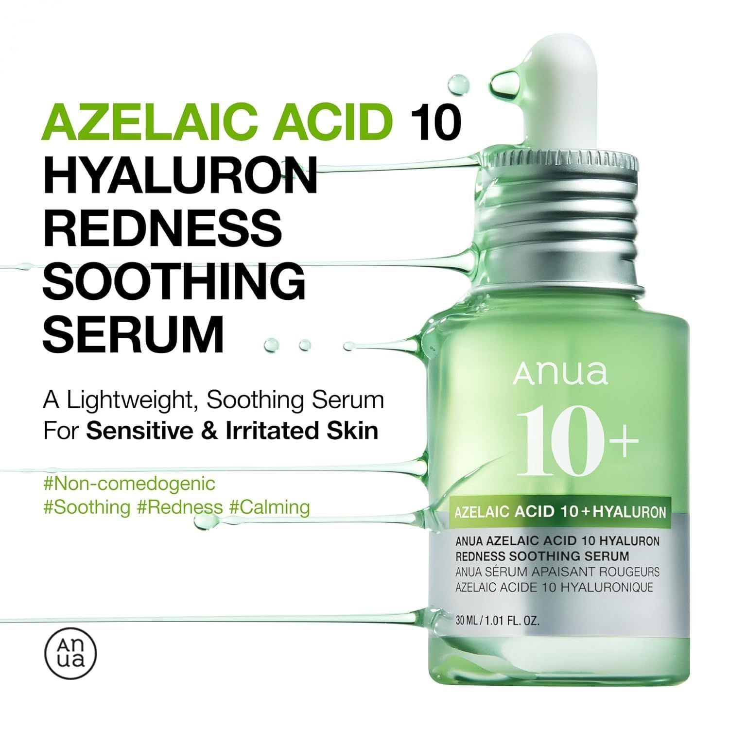 Anua Azelaic Acid 10 Hyaluron Redness Soothing Serum 30ml product image 3