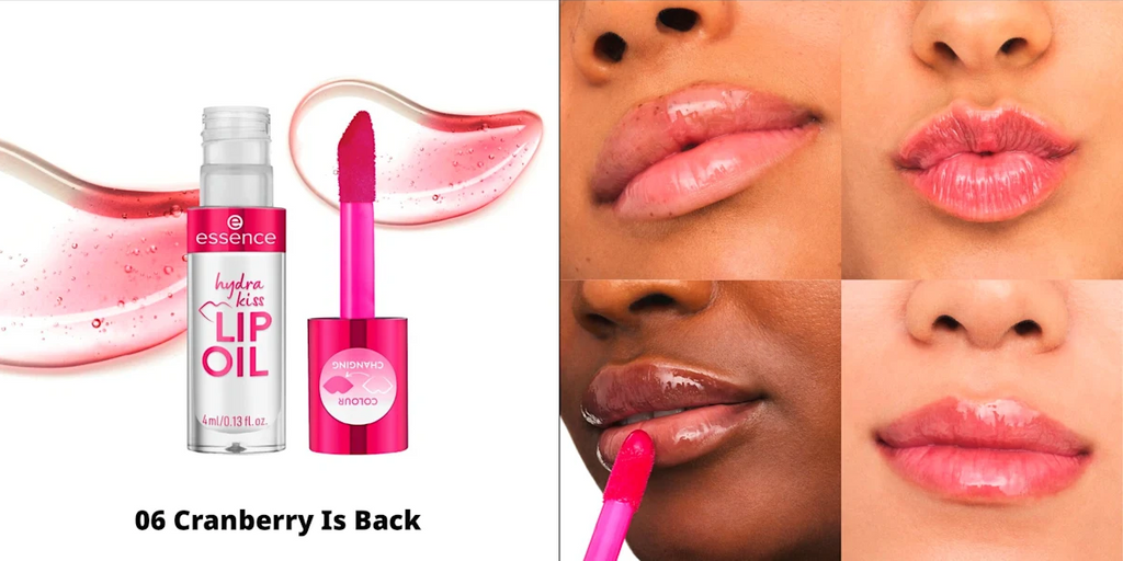Essence Hydra Kiss Lip Oil Cranberry Is Back 06 product image 4