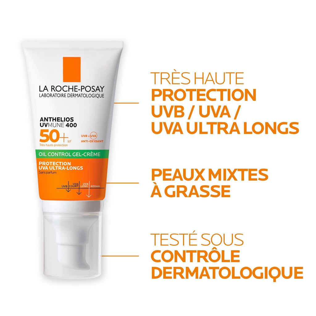La Roche-Posay Anthelios UVMune 400 Oil Control Gel Cream SPF 50+, 50ml product image 4