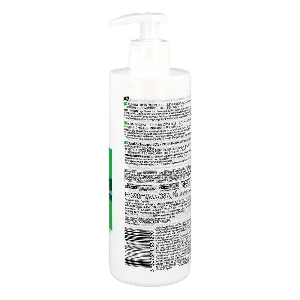 Vichy Dercos Anti-Dandruff Shampoo for Normal to Oily Hair, 390ml product image 2
