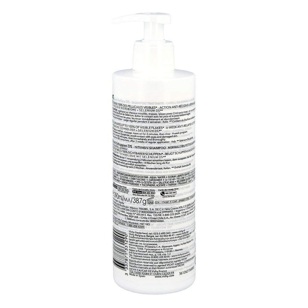 Vichy Dercos Anti-Dandruff Shampoo for Normal to Oily Hair, 390ml product image 3
