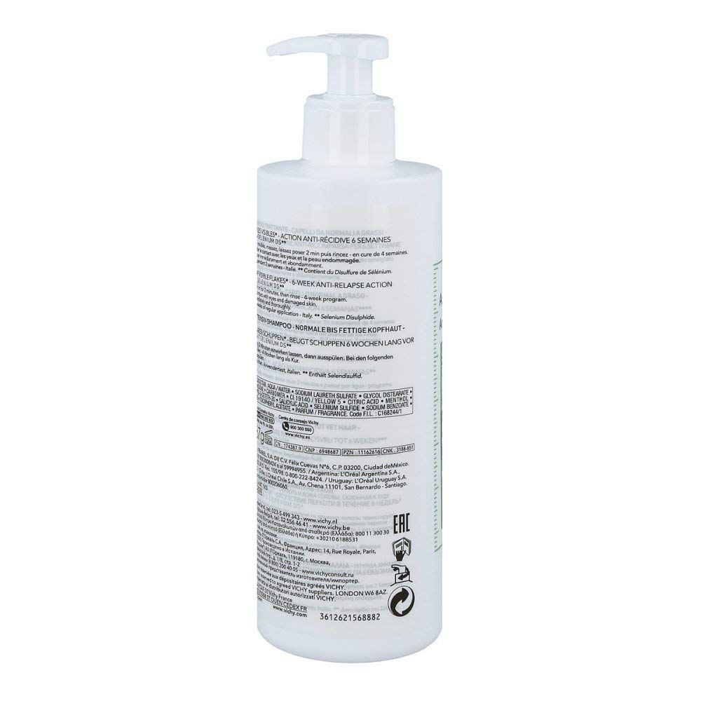 Vichy Dercos Anti-Dandruff Shampoo for Normal to Oily Hair, 390ml product image 4