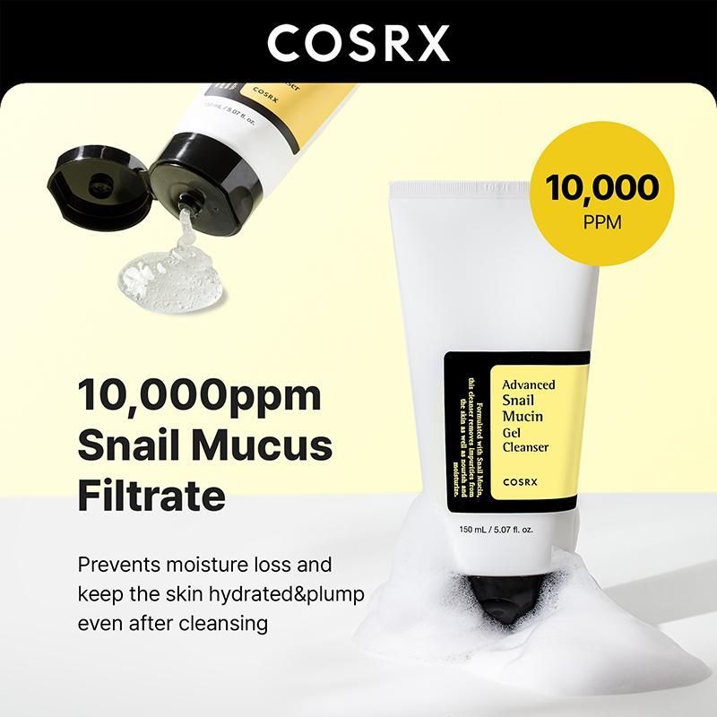 Cosrx Advanced Snail Mucin Gel Cleanser, 150ml product image 2