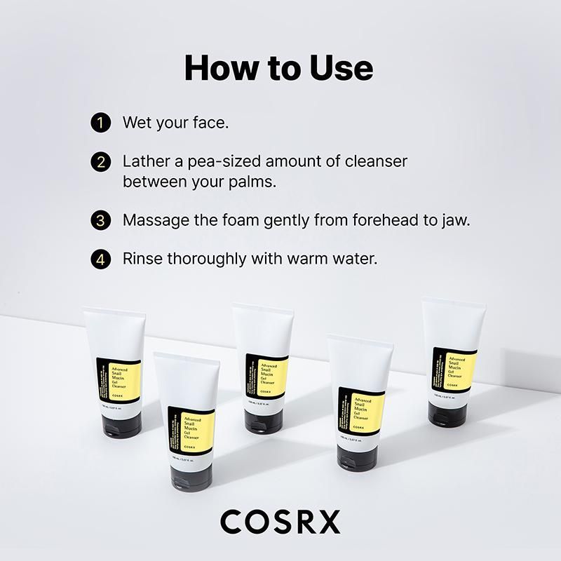Cosrx Advanced Snail Mucin Gel Cleanser, 150ml product image 4
