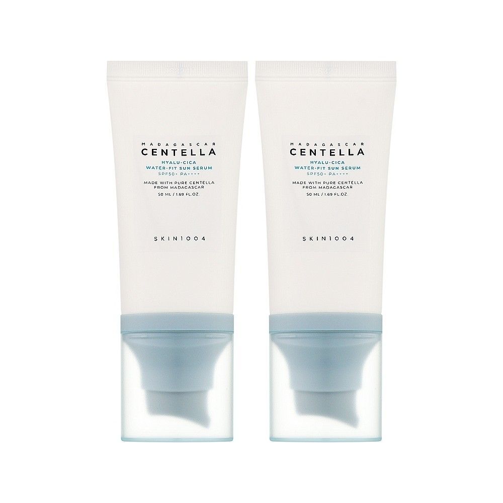 Skin1004 Madagascar Centella SPF 50+ Hyalu-Cica Water-Fit Serum Pack, 2 x 50ml product image