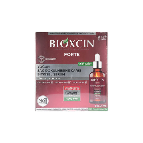 Bioxcin Forte Herbal Serum Intensive Hair Loss 3 x 50ml No.12523 product image 2
