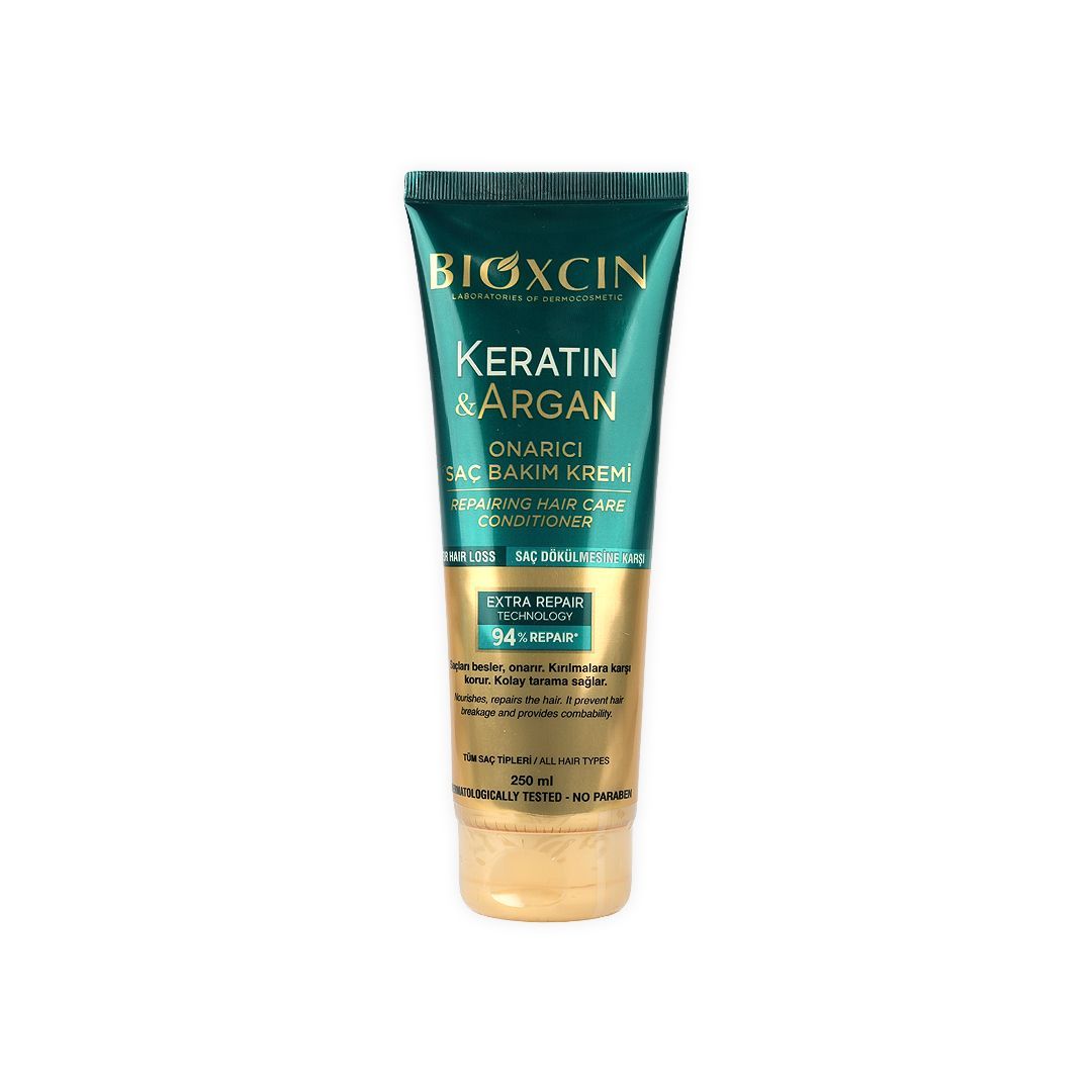 Bioxcin Keratin & Argan Repairing hair care conditioner for all hair types 250ml product image