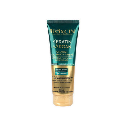Bioxcin Keratin & Argan Repairing hair care conditioner for all hair types 250ml product image