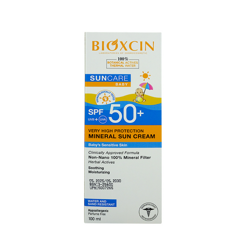 Bioxcin Suncare Baby Spf50+ Mineral Sun Cream, 100ml product image