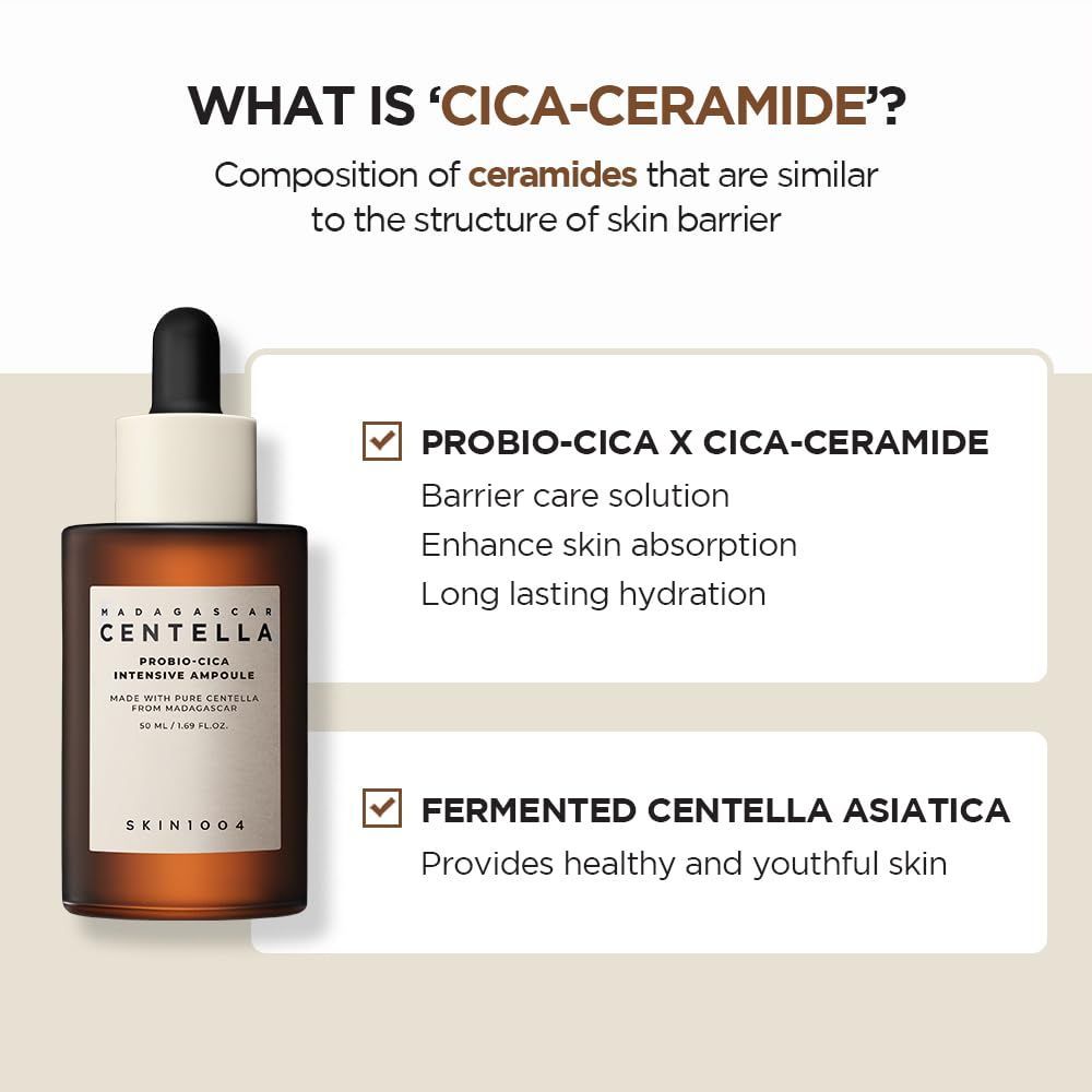 Skin1004 Madagascar Centella Probio-Cica Intensive Ampoule, 50ml product image 2