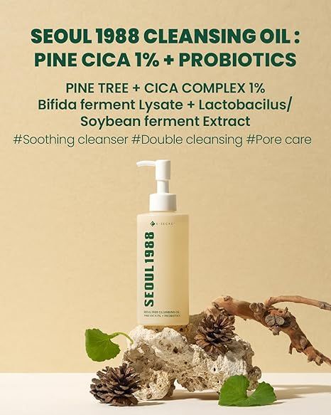 K-secret Seoul 1988 Pine Cica 1% + Probiotics Cleansing Oil, 200ml product image 3