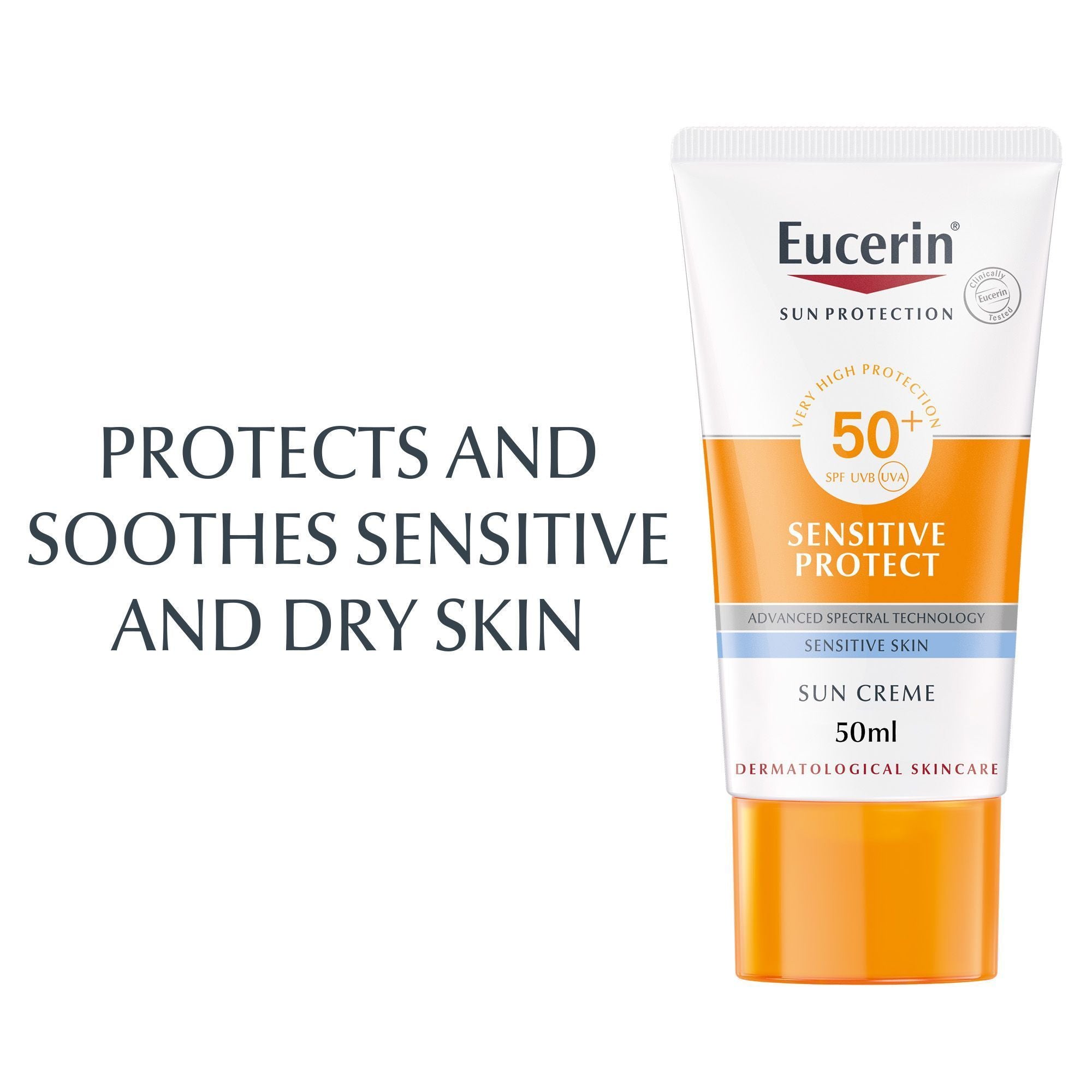 Eucerin Sensitive Protect Water-Resistant Sunscreen for Dry & Sensitive Skin SPF50+, 50ml product image 5