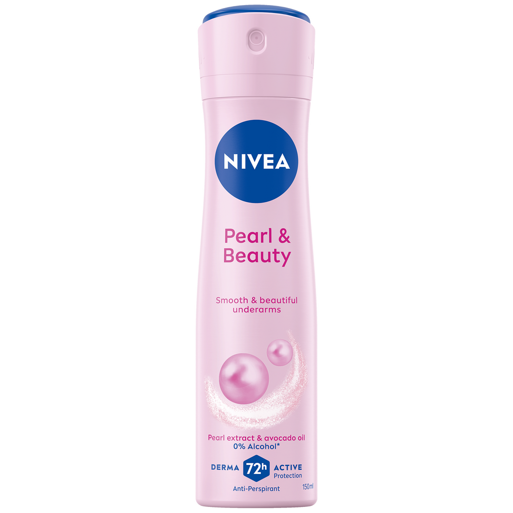 Nivea Pearl & Beauty Pearl Extracts Antiperspirant Deodorant Spray for Women, 150ml product image 8