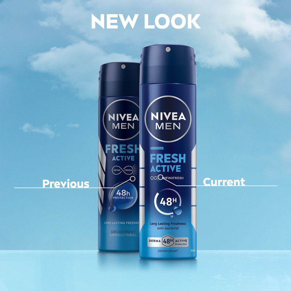 Nivea Men Fresh Active Anti-Perspirant Deodorant Spray 150ml product image 6