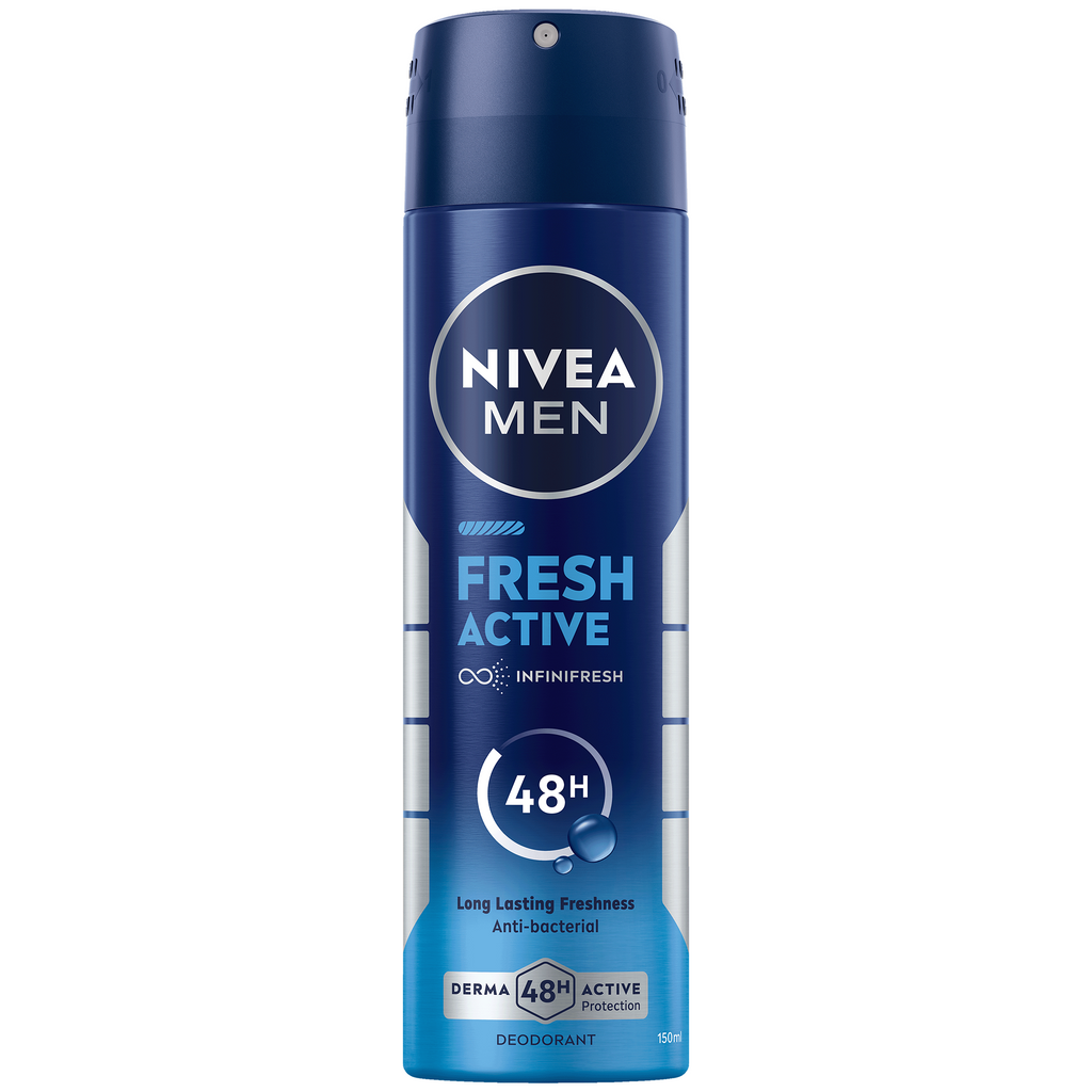 Nivea Men Fresh Active Anti-Perspirant Deodorant Spray 150ml product image 8