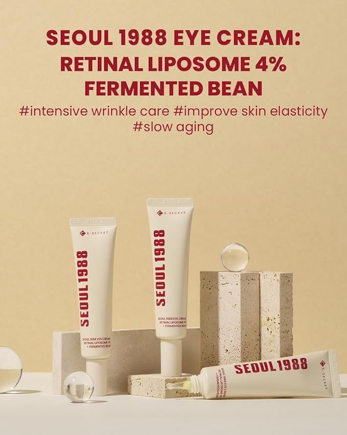 K-secret Seoul 1988 Retinal Liposome 4% + Fermented Bean Eye Cream, 30ml product image 2